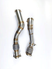 WestRacing S58 Downpipes | 19-25 X3M X4M Free Flow Downpipes