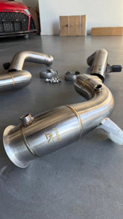 WestRacing C63 W205 Free Flow Downpipes