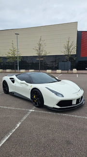 Ferrari 488 Carbon Fiber AP Side Skirt Extensions