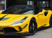 Ferrari F8 Tributo Carbon Fiber Side Skirts