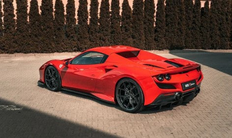 Ferrari F8 Tributo Carbon Fiber Side Skirt Extensions