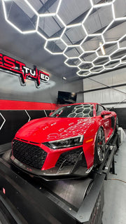 Capristo Style Audi R8 20-23 Carbon Fiber Front Lip (Real Carbon)