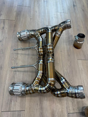 McLaren 720S | West Racing Double X Pipe Titanium Exhaust