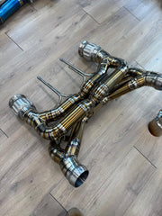 McLaren 720S | West Racing Double X Pipe Titanium Exhaust