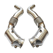 West Racing Downpipes for V8 N63R 2017 – 2021 BMW M550i, 750i, 850i, X5 M50i, X6 M50i & X7 M50i G30 G05 G06 G07 G11 G31