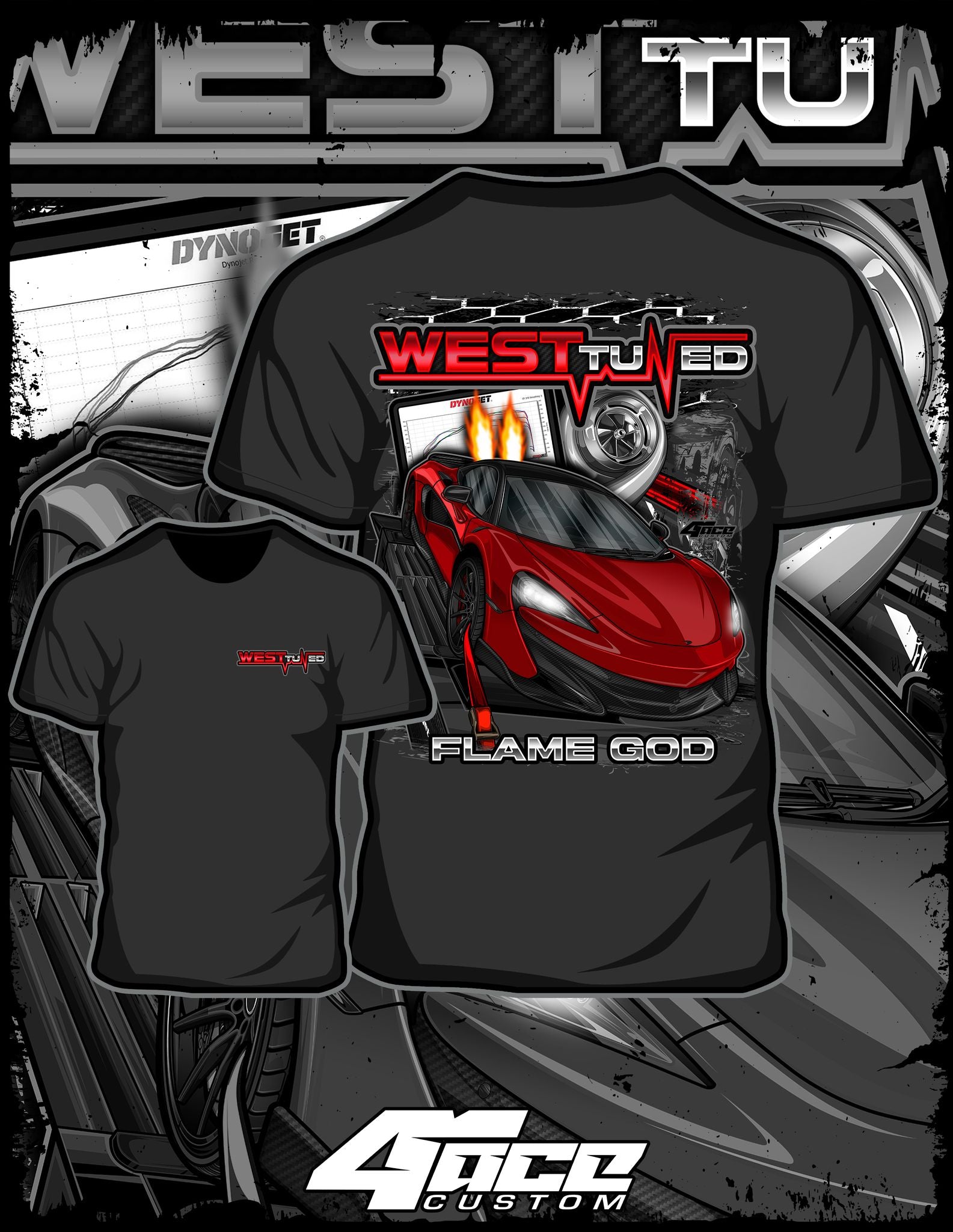 McLaren Flame God Tshirt/Hoodie - West Tuned